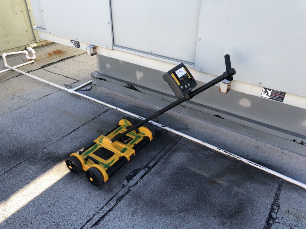 Commercial Roof Investigation-Tramex Moisture Meter