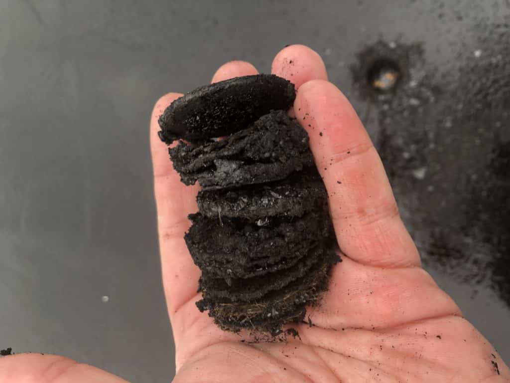 Commercial Roof Investigation-Roofing Core Cut